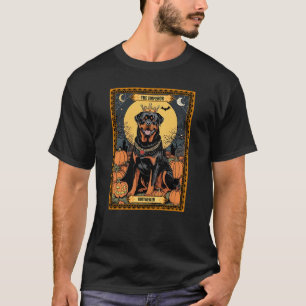 The Emperor Rottweiler Halloween Tarot Card T-Shirt