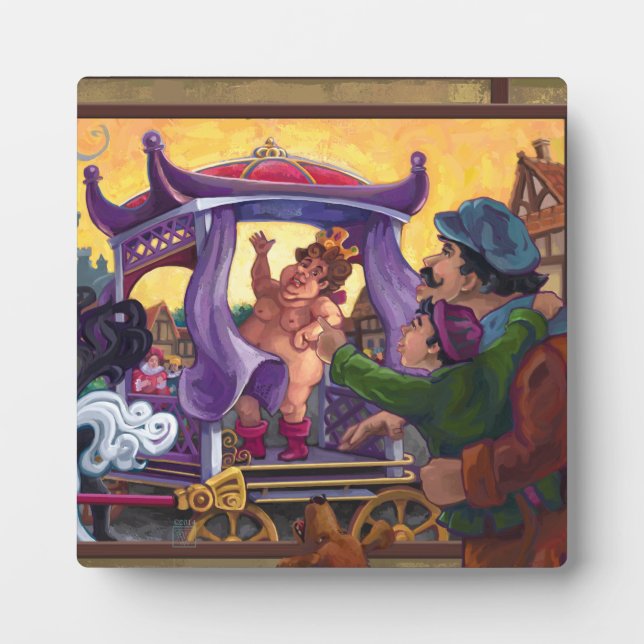 The Emperor’s New Clothes Art Plaque (Front)