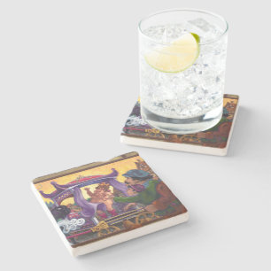 The Emperor’s New Clothes Art Stone Coaster
