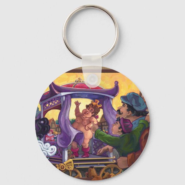 The Emperor’s New Clothes Key Ring (Front)