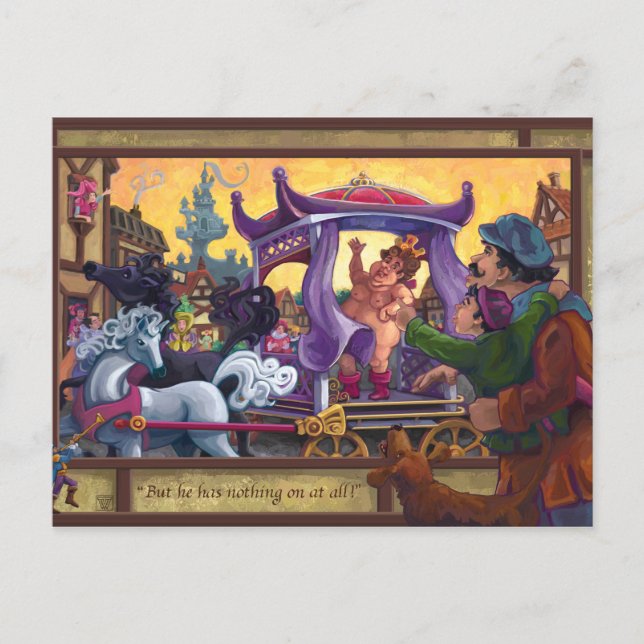 The Emperor’s New Clothes Postcard (Front)