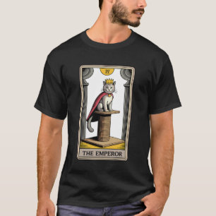 The Emperor Tarot Card Mystic Cat Scratching Post T-Shirt
