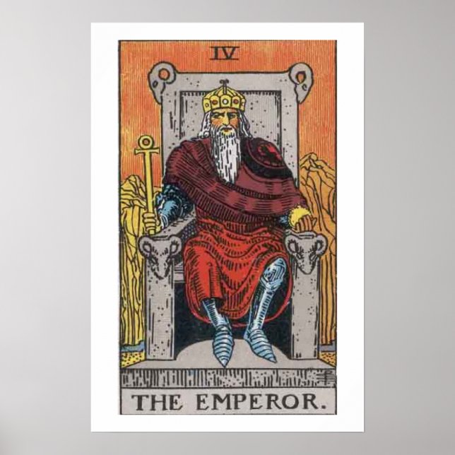 The Emperor Tarot Card Poster (Front)
