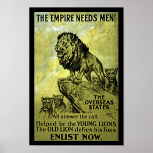 The Empire Needs Men Poster