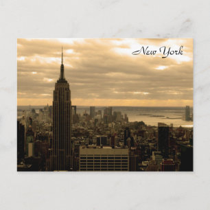 The Empire State (Sepia) Postcard