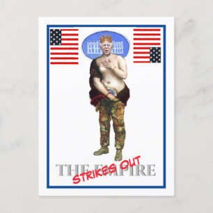 The Empire Strikes Out Postcard