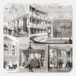 The Empire Theatre, Leicester Square Square Sticker