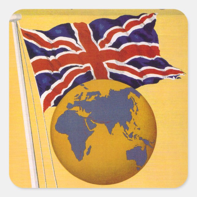 The Empire's Airline Square Sticker (Front)