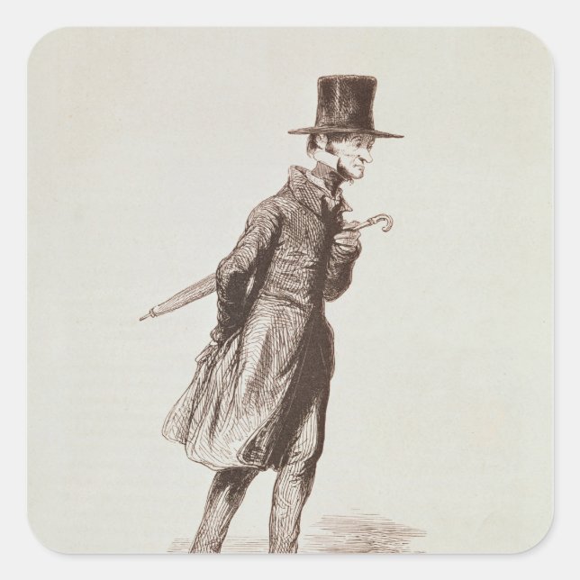 The Employee Square Sticker (Front)