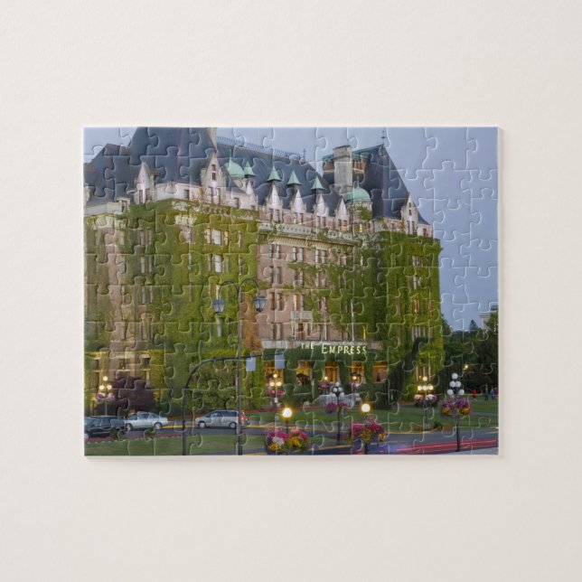 The Empress Hotel at the inner harbour in Jigsaw Puzzle (Horizontal)