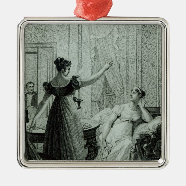 The Empress Josephine reveals the prophesy Metal Ornament (Front)