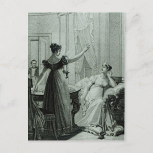 The Empress Josephine reveals the prophesy Postcard