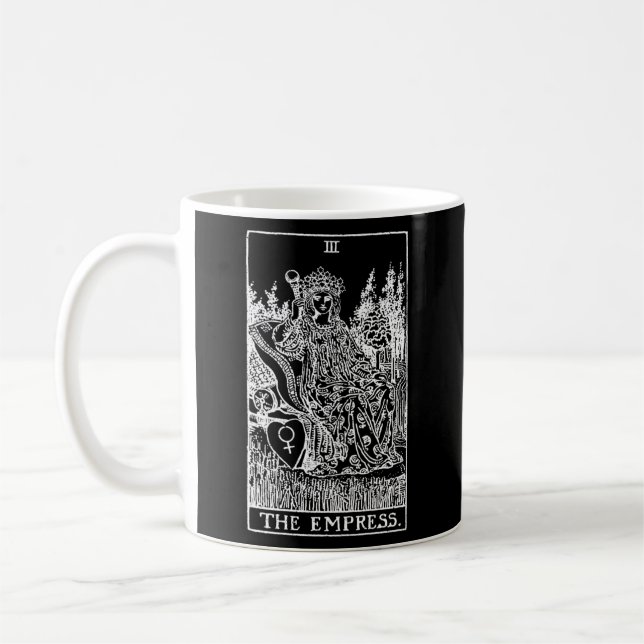 The Empress Tarot Card Cartomancy Divination Coffee Mug (Left)