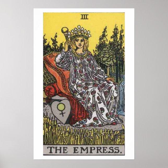 The Empress Tarot Card Poster (Front)