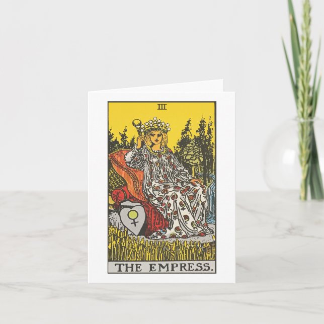 The Empress tarot card - Rider Waite Smith tarot (Front)