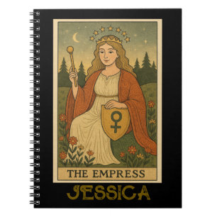 The Empress Tarot Card Unisex Notebook