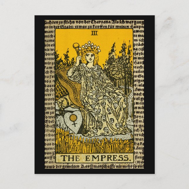 The Empress Tarot Postcard (Front)