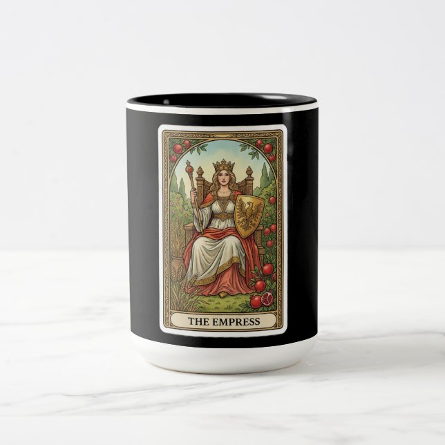 The Empress Tarot Two-Tone Coffee Mug (Center)