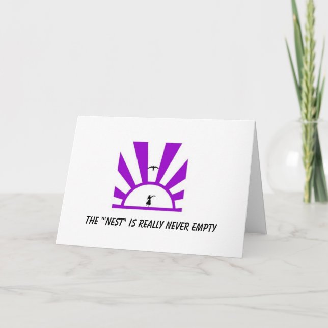 The Empty Nest Card (Front)