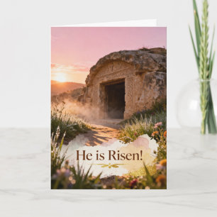 The Empty Tomb Easter Card