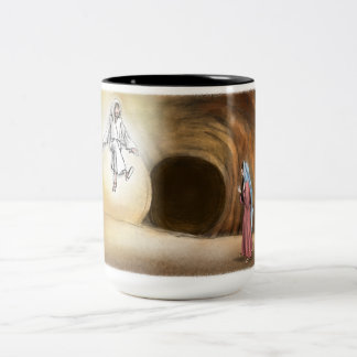 The Empty Tomb Two-Tone Mug, 15 oz Coffee Mug