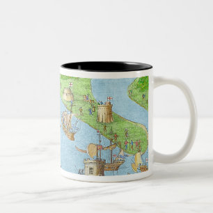 The Encampment of the English Forces Two-Tone Coffee Mug