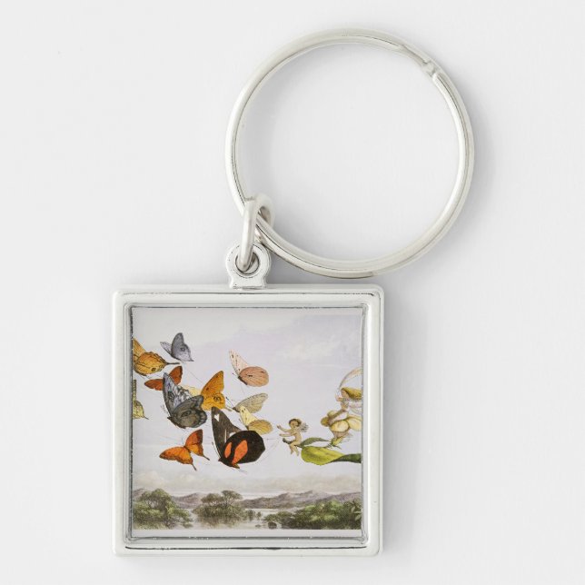 The Enchanted Carriage of the Fairy Queen (1870)  Key Ring (Front)