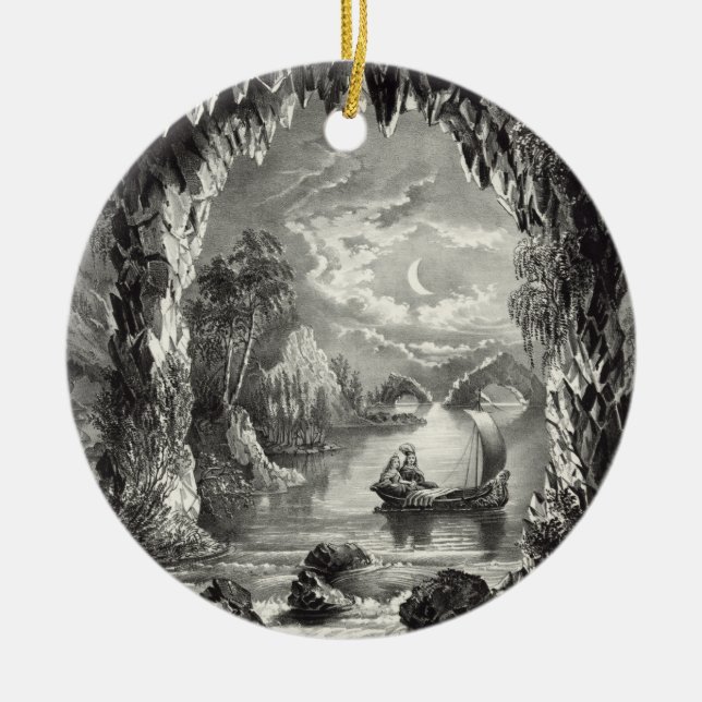 The Enchanted Cave Ceramic Tree Decoration (Front)