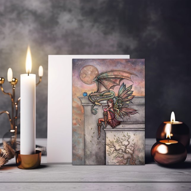 The Enchanted Fairy and Dragon Art Card (Creator Uploaded)