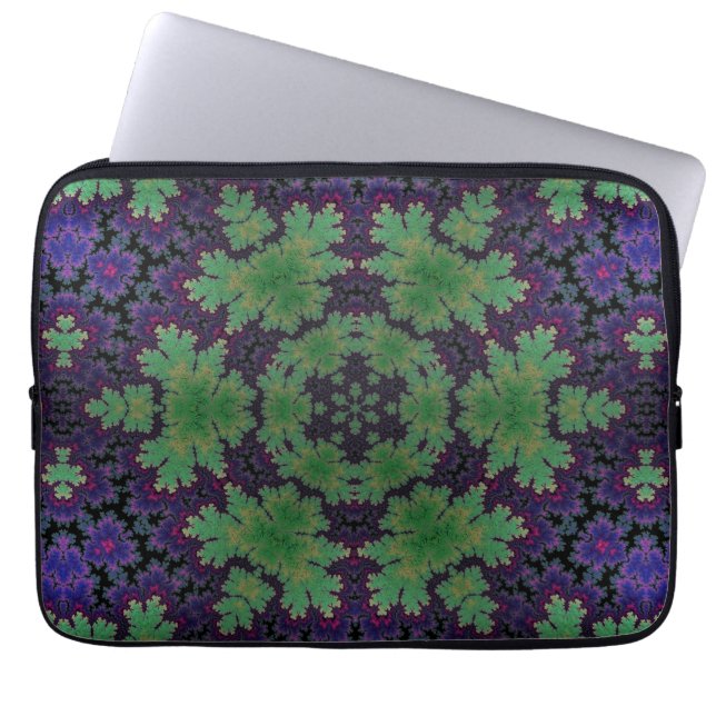 The Enchanted Fern Wheel  Laptop Sleeve (Front)
