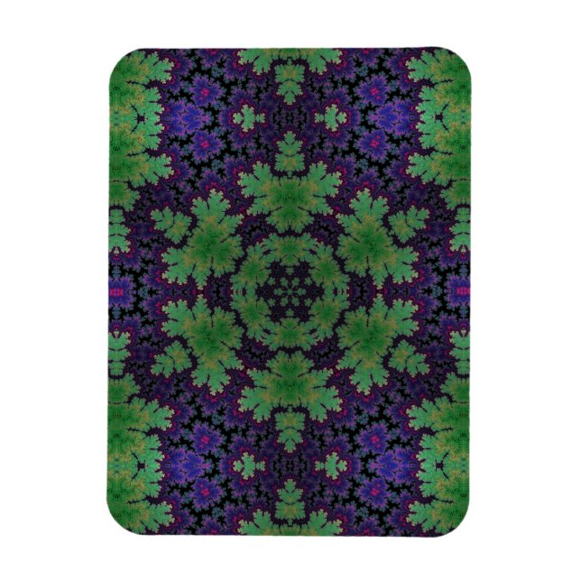 The Enchanted Fern Wheel  Magnet (Vertical)