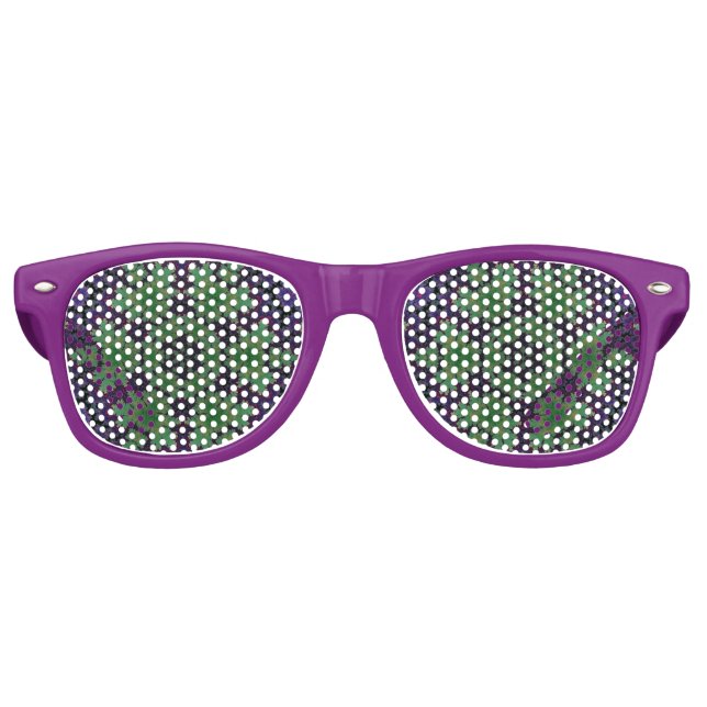 The Enchanted Fern Wheel  Retro Sunglasses (Front)