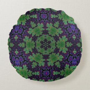 The Enchanted Fern Wheel Round Cushion