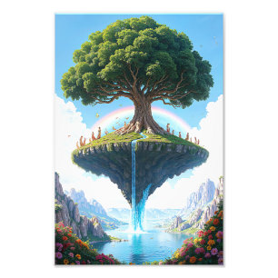 The Enchanted Floating Isle Photo Print