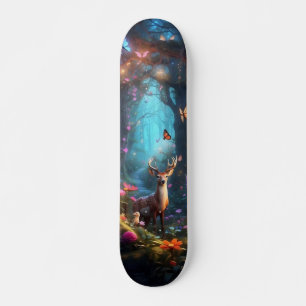 The Enchanted Forest a Mystical Oasis Skateboard