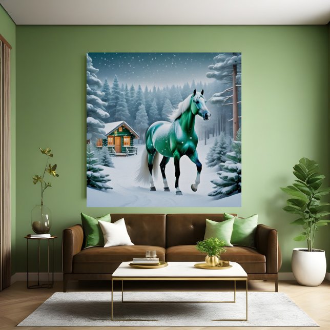 The Enchanted Green Horse Poster (Creator Uploaded)