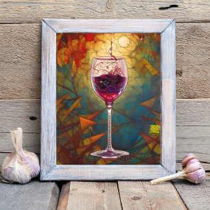The Enchanted Pour Wine Art  Poster