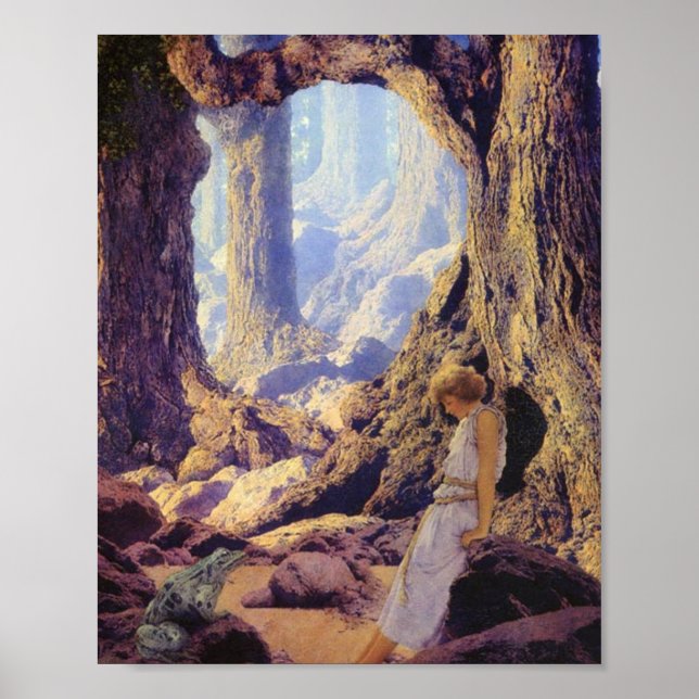The Enchanted Prince By Maxfield Parrish Poster (Front)