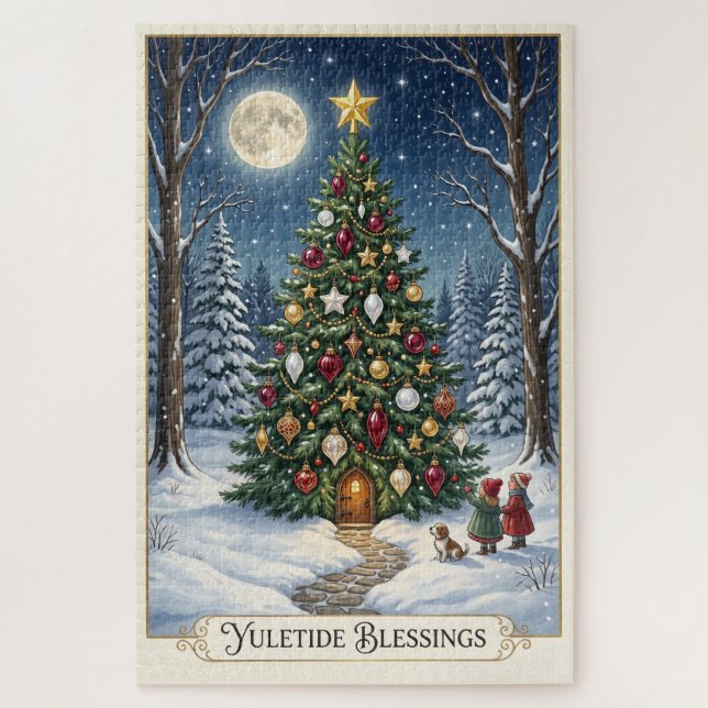 The Enchanted Solstice Tree Jigsaw Puzzle (Vertical)