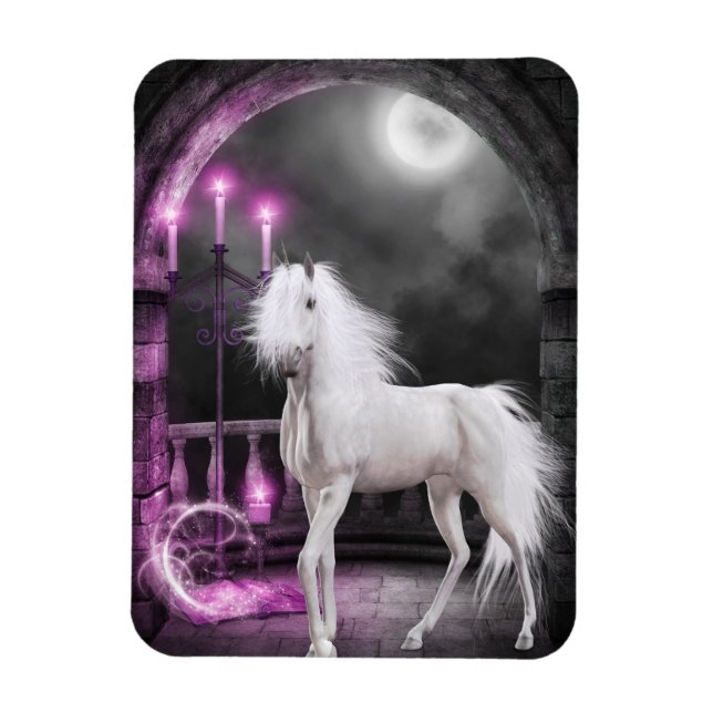 The Enchanted Unicorn Magnet (Vertical)