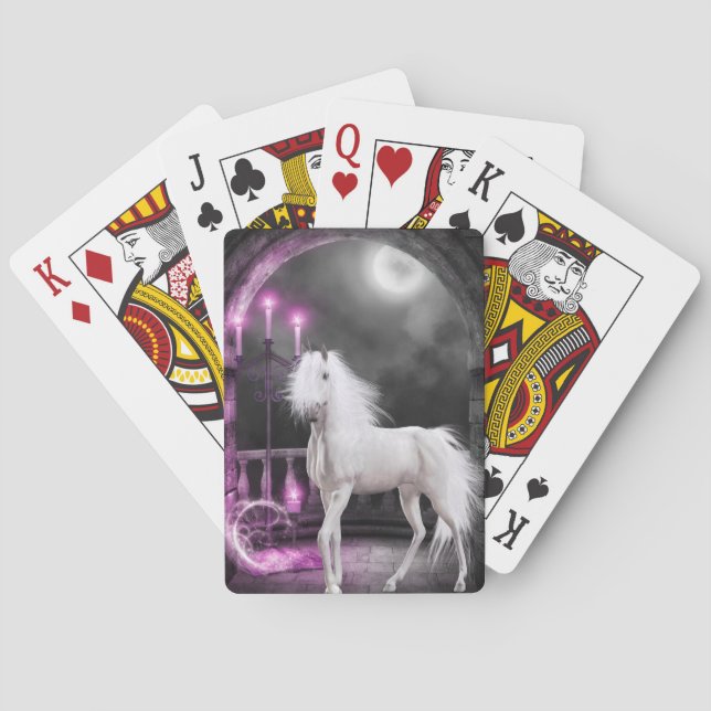 The Enchanted Unicorn Playing Cards (Back)