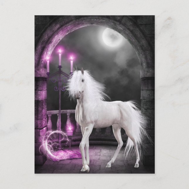 The Enchanted Unicorn Postcard (Front)