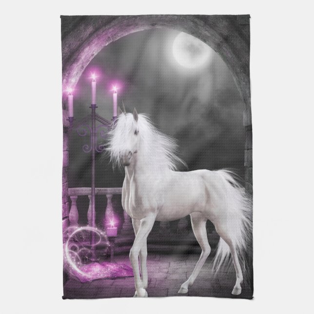 The Enchanted Unicorn Tea Towel (Vertical)