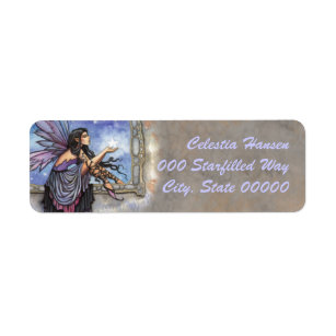 The Enchanted Window Fairy Fantasy Art Labels