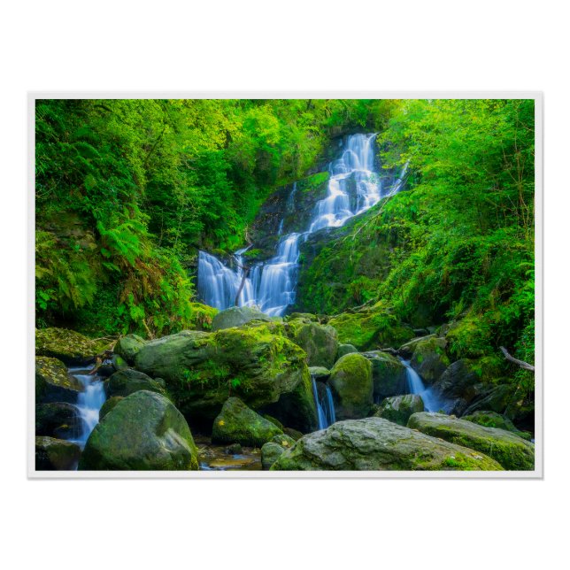 The Enchanting Cascade of Torc Waterfall Poster (Front)