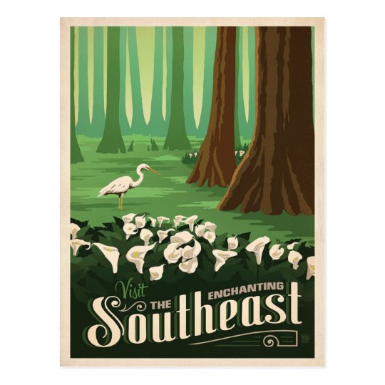 The Enchanting Southeast | United States Postcard