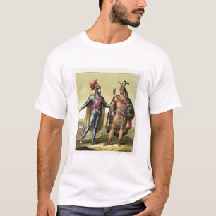 The Encounter between Hernando Cortes (1485-1547) T-Shirt