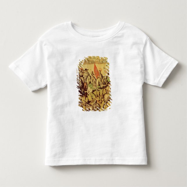 The encounter between Hernando Cortes Toddler T-Shirt (Front)