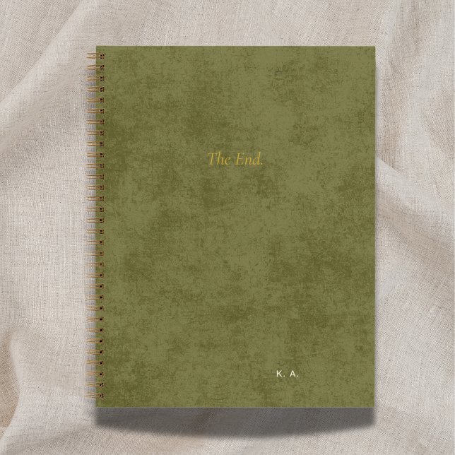 The End | Custom Storyteller Green Journal (Creator Uploaded)