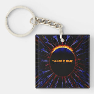 The End Is Near Key Ring